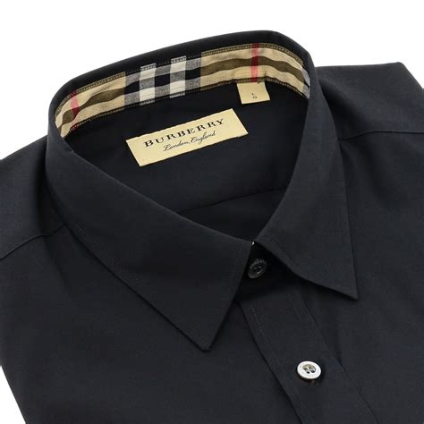 burberry shirt men black|burberry formal shirt men.